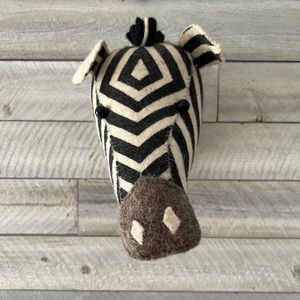 Fiona walker mini zebra head for nursery